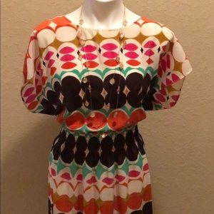 Multi Colored Pull Over Dress